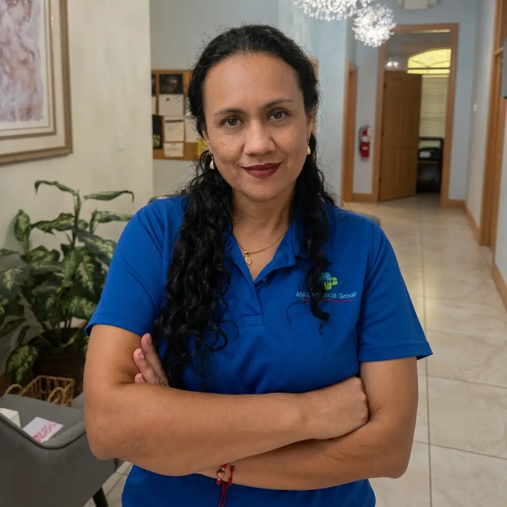 Adriana Monroy, Office Manager and Founder of AMG Medical Group